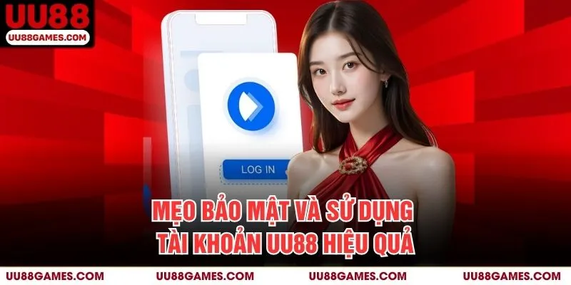 Mẹo bảo mật và sử dụng tài khoản UU88 hiệu quả
